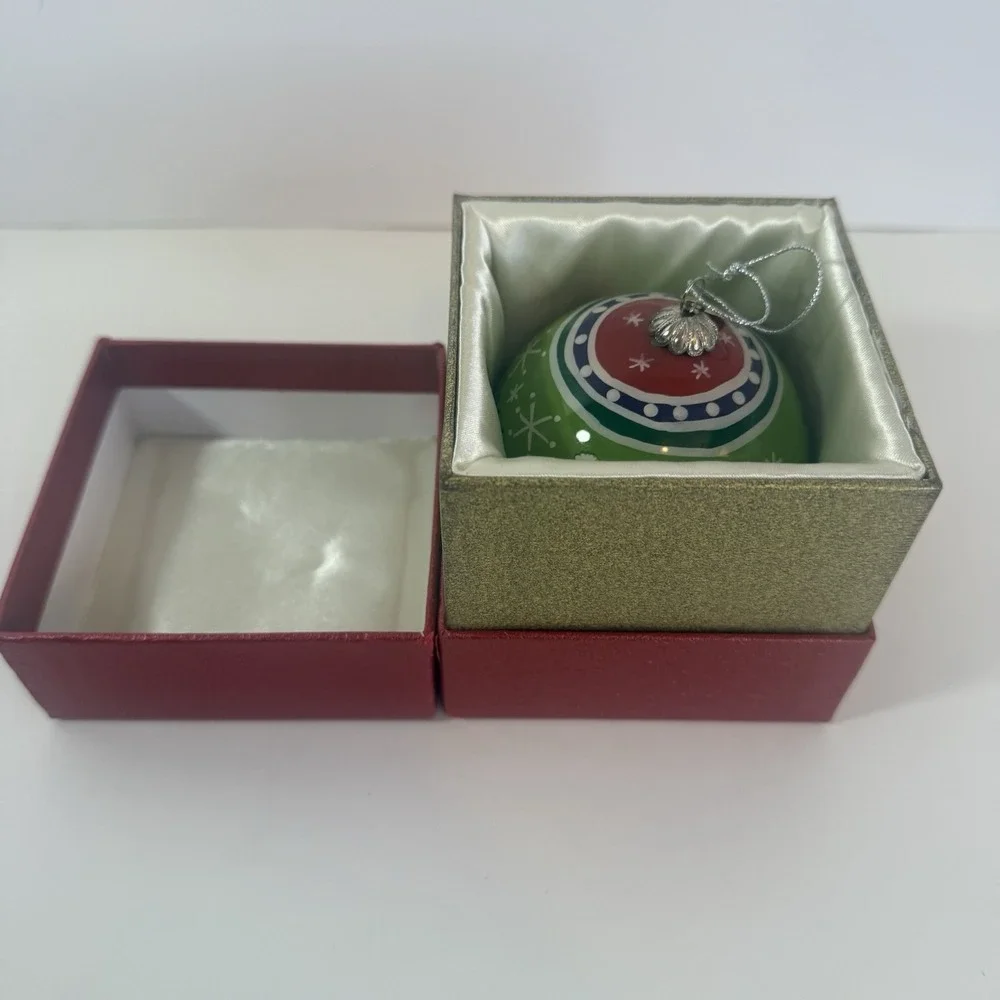 Pier One Collectible Li Bien Owls Ornament 2014 B Beautifully Made‎ Christmas